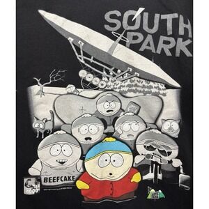 South Park Shirt Eric Cartman Pilot 1998 Logotel Graphic Black Men's XL Vintage